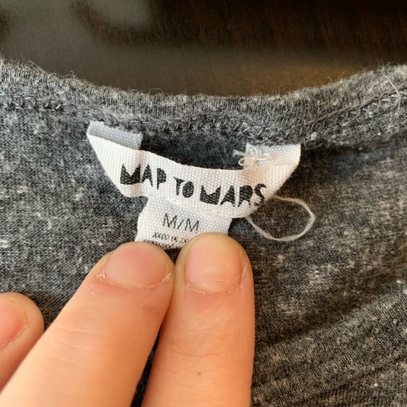 Grey Crop Top - Picture 3 of 3